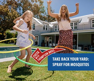 Take Back Your Yard: Spray for Mosquitos